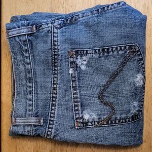 Jean Paul Damage Vintage Style Bootcut Jeans (32x34)
